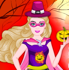 Super Barbie Halloween Room Cleaning