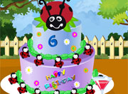 Ladybug Birthday Cake