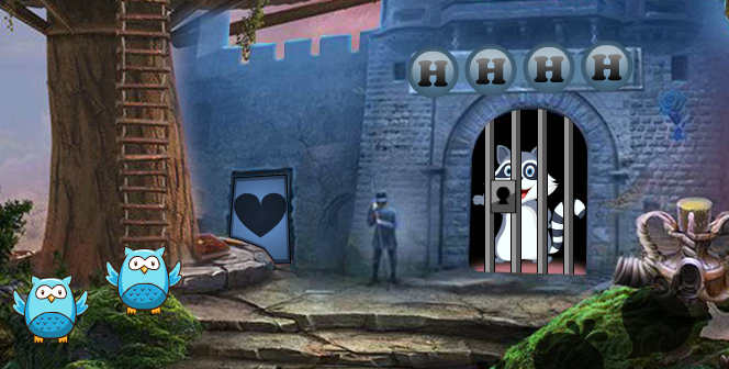 G4K Delighted Raccoon Escape